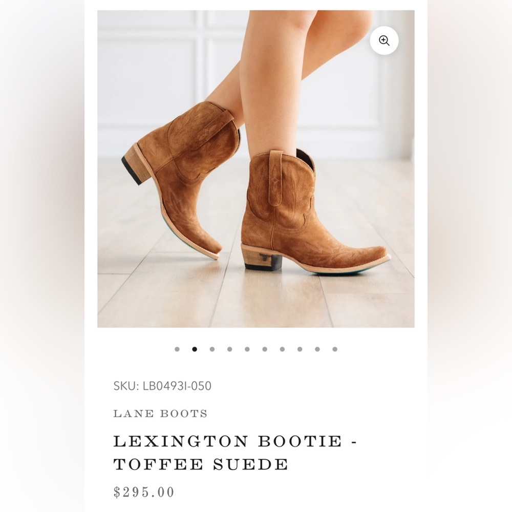 Lane Boots Lexington Bootie - Toffee Suede Ankle Boot